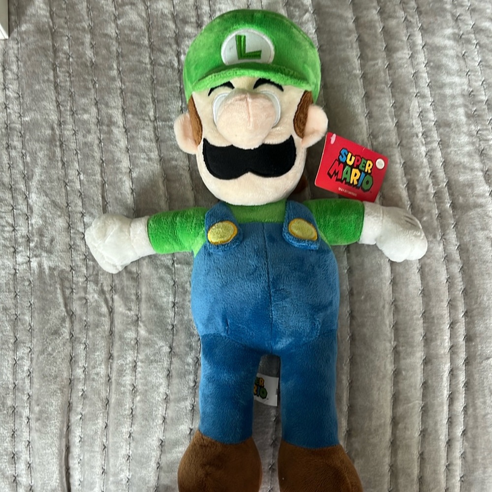 Super Mario Luigi plush toy